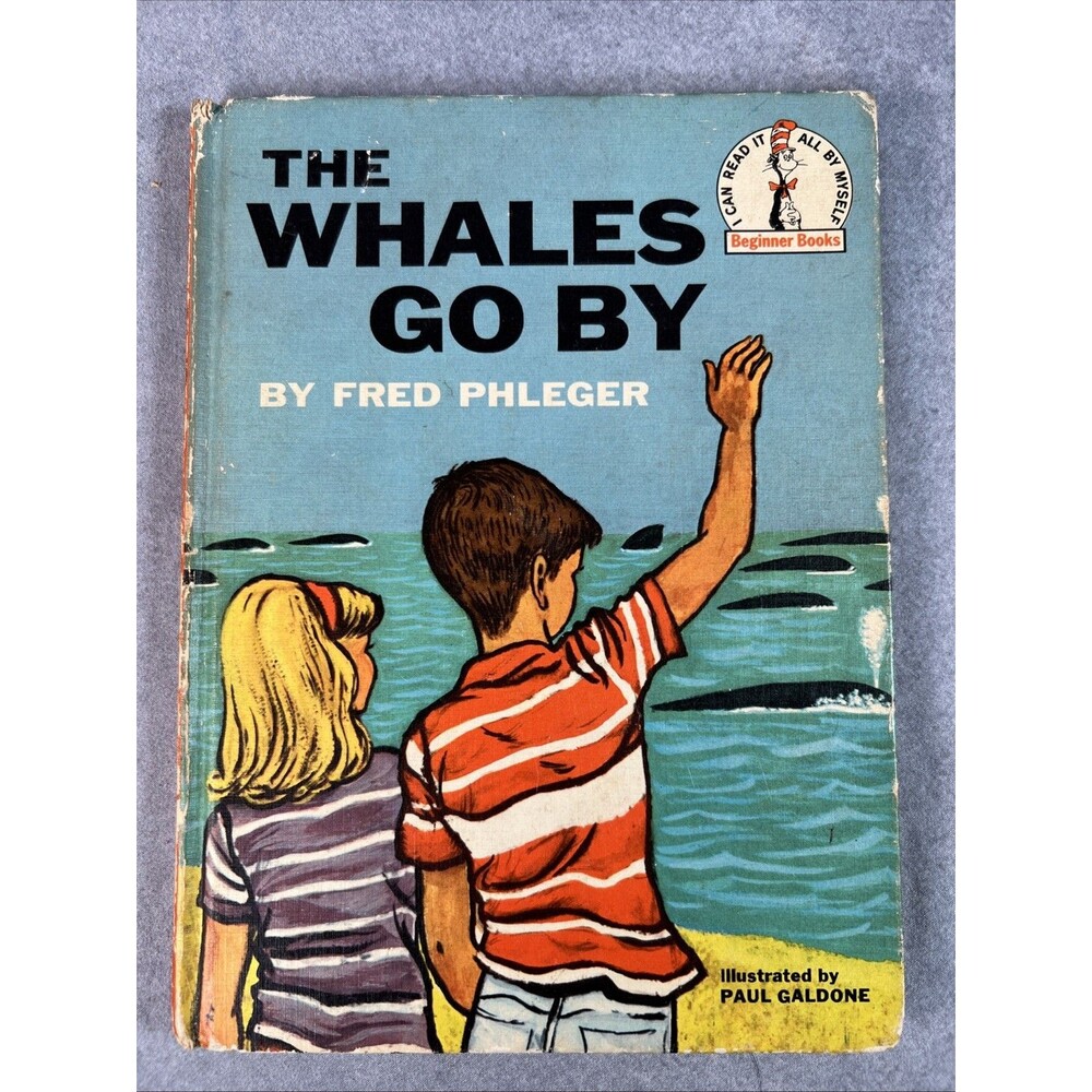 Vintage The Whales Go By Book Club Edition 1959 Phleger Beginner Books